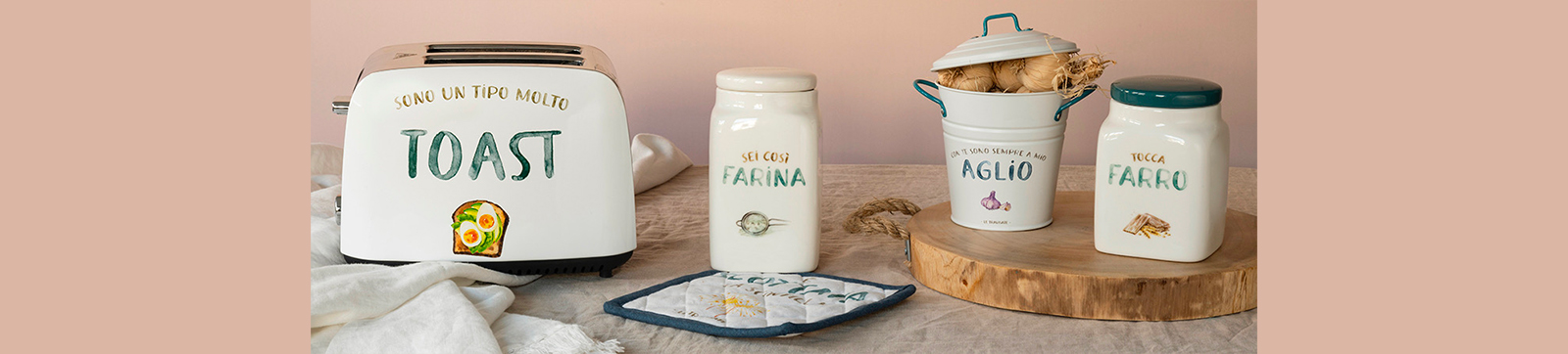 Una collezione da tavola