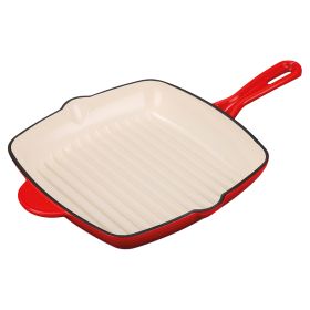 Bistecchiera 27x27 cm in ghisa smaltata, induzione, Les Cocottes SìChef