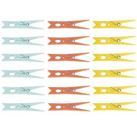 Set 18 mollette colorate per bucato
