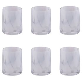 Set 6 bicchieri acqua 350 ml, Thalia White
