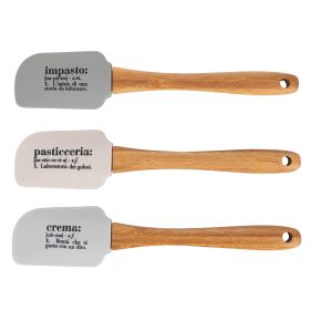 Spatola in silicone e bamb&#249;, Victionary