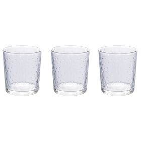 Set 3 bicchieri 270 ml in vetro