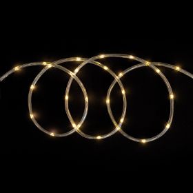 Tubo 190 microled a batteria, bianco caldo 10 m, Santa&#39;s House