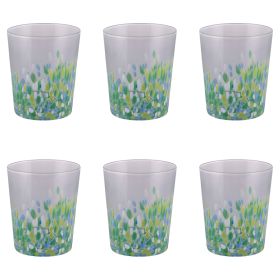 Set 6 bicchieri acqua 370 ml, Candy Ocean