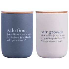 Set 2 barattoli sale 700 ml, Victionary