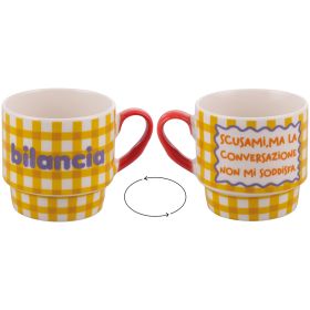 Mug 330 ml impilabile, More Amor Bilancia