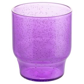 Bicchiere acqua 325 ml bolle, in plastica MS, Drama Queen, Unico