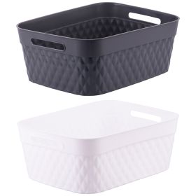 Cestino portaoggetti multiuso 33X25,5 cm in plastica PE