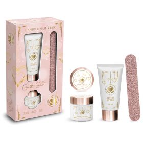 Set regalo crema, scrub mani e lima unghie, Setablu