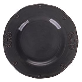 Piatto piano in gres smaltato