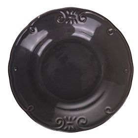 Piatto fondo in gres smaltato, Duchessa Stones D