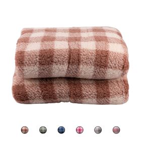 Coperta scacchi multiuso 200x250 cm in sherpa, Sibilla