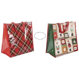 Borsa shopper natalizia, 45x25x45 cm