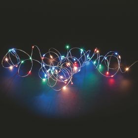 Filo 180 microled multicolor, uso esterno, 18 m, Santa&#39;s House&#13;<br>&#13;<br>