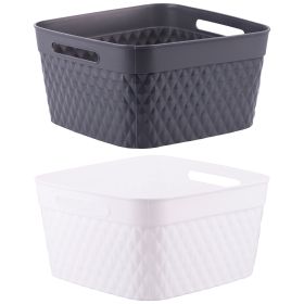 Cestino portaoggetti grande multiuso 30X30 cm in plastica