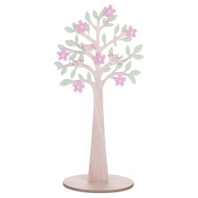 Albero decorativo pasquale in legno e feltro h. 57,7 cm, La Campagna