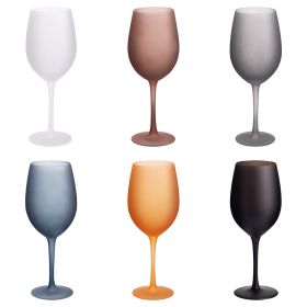 Set 6 calici 650 ml effetto frosted