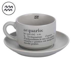 Tazzina caff&#232; con piattino 90 ml, Victionary Acquario