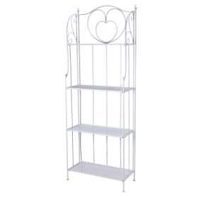 Scaffale 4 ripiani richiudibile in ferro