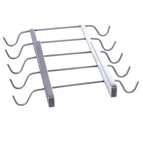 Porta tazze per ripiani e pensili in ferro, silver