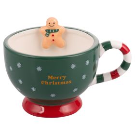 Tazza 400 ml con omino di marzapane, Xmas
