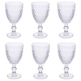 Set 6 calici vino 370 ml in vetro