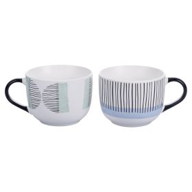 Jumbo mug 520 ml in porcellana, Venice Lido Modern