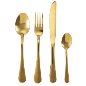 Set 24 posate oro lucido
