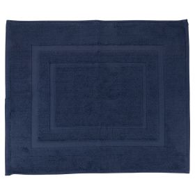 Tappeto bagno 50x60 cm in cotone, blu, Sibilla