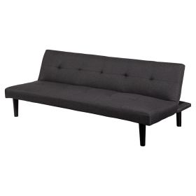 Divano letto 2 posti, 166x77x65,5 cm, grigio, Sibilla