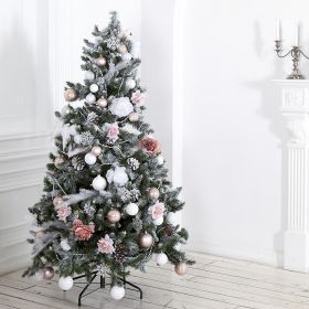 Albero di Natale innevato 450 rami h. 150 cm