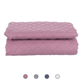 Trapunta matrimoniale in microfibra tinta unita 220x260 cm