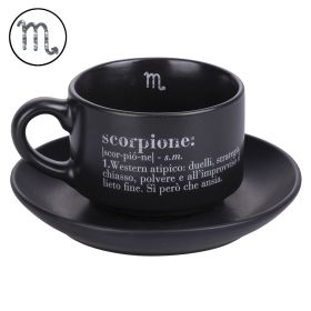 Tazzina caff&#232; con piattino 90 ml, Victionary Scorpione