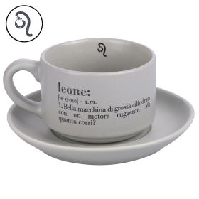 Tazzina caff&#232; con piattino 90 ml, Victionary Leone