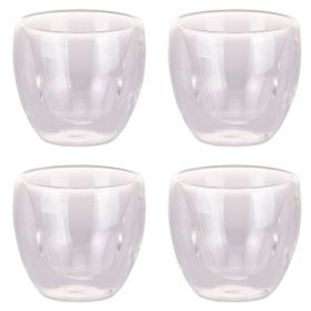 Set 4 tazzine caff&#232; 90 ml in borosilicato, Glass Expresso