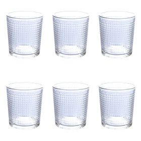 Set 6 bicchieri 270 ml in vetro, Light Pixel