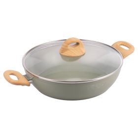 Tegame con coperchio 28 cm, rivestimento in ceramica, induzione, Green S&#236;Chef