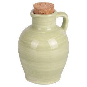 Anfora mini oliera 95 ml in ceramica e sughero