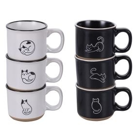 Set 6 tazzine caff&#232; 90 ml, Cat