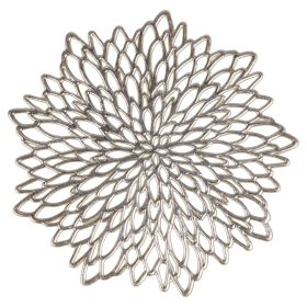 Set 6 sottobicchieri fiore, Gold