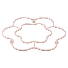 Sottopentola in metallo, Mocha Mousse, Flower