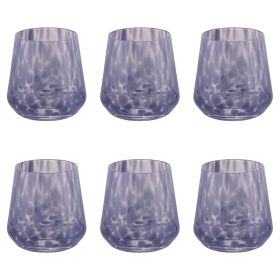 Set 6 bicchieri acqua 410 ml, Candy Violet