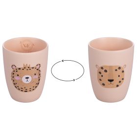 Bicchiere porta spazzolini/penne kids in porcellana, Les Petites Safari