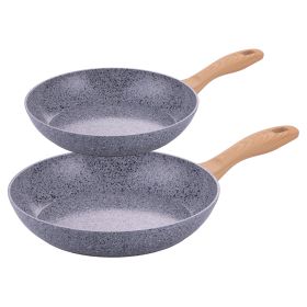 Set 2 padelle 22-26 cm, rivestimento in ceramica, induzione, Alaska S&#236;Chef