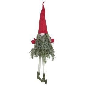 Gnomo natalizio/alberello gambe morbide h. 75 cm, XMas