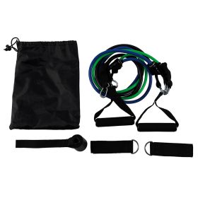 Set 3 fasce resistenza con manici e cavigliere, FitLover