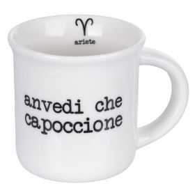 Tazzina caff&#232; 90 ml, ariete, S.P.Q.eRe Zodiaco