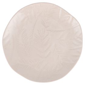 Piatto frutta in gres, Xmas White