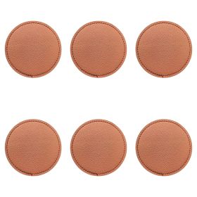 Set 6 sottobicchieri tondi soft touch, Horeca Brown