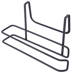 Portarotolo da cucina nero satinato